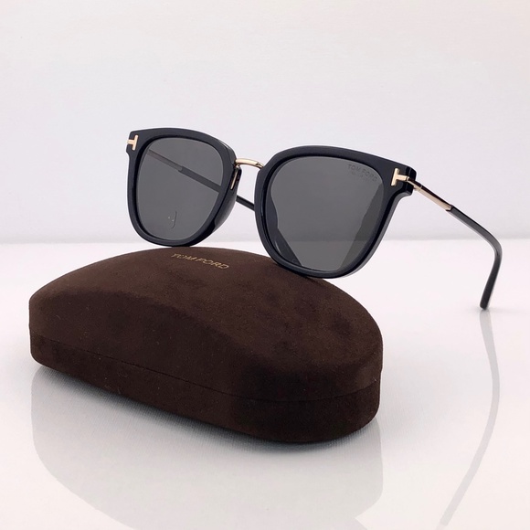 New TOM FORD Black Squared Sunglasses 804-K - Picture 3 of 15